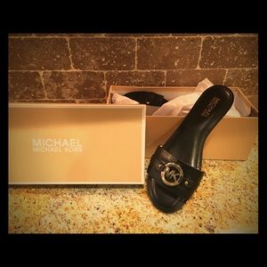 Michael Kors Leather Sandals